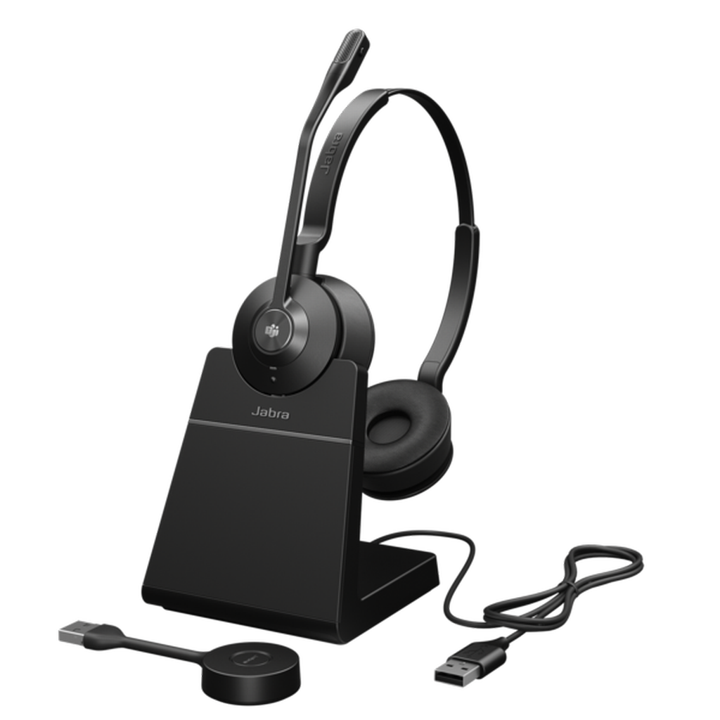 3A357802-BB05-1270-3B1BBD63C4AF4732_b Jabra Engage 55 II USB-A MS Stereo ( Şarj Üniteli ) - Görsel 1
