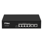 ttec 0665P 4 Portlu, 10/100 Fast Ethernet, Tak Çalıştır Switch, 2 Fast Ethernet Uplink, 4 Port PoE+ (65W) (TSS)