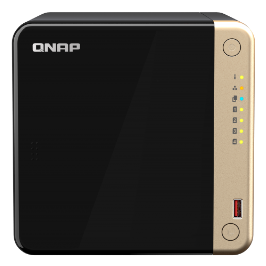 483EE228-928C-90F5-604C692EE9F682CC_b QNAP TS-464-8GB RAM 4 Hdd Yuvalı Tower NAS - Görsel 1