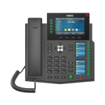 Fanvil X6U Renkli Ekran Gigabit IP Telefon (PoE)-Siyah