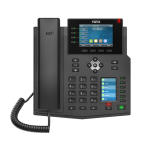 Fanvil X5U Renkli Ekran IP Telefon (PoE)-Siyah