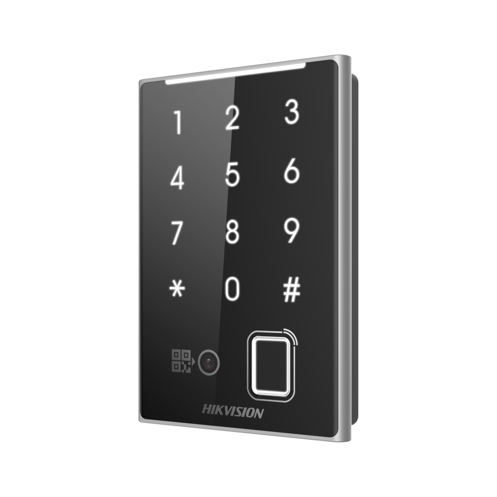 74283E75-F995-5ED9-0F08A4507CEA256B_b Hikvision DS-K1109EKFB-QR Keypadli Proximity Kart - Parmak - QR Kod Okuyucu - Görsel 1