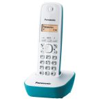 Panasonic Kx Tg1611 Dect Telefon Turkuaz_Beyaz