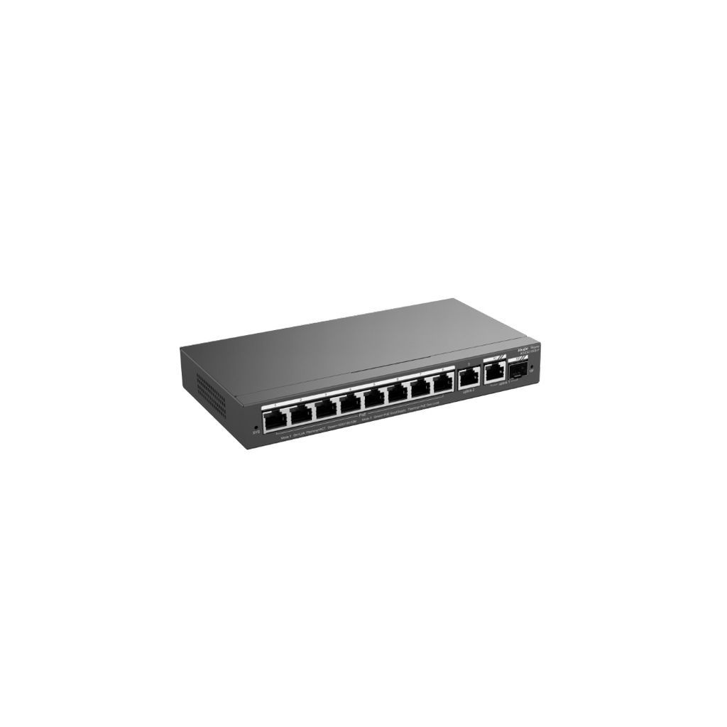 AC42AE3F-D65F-48D7-01115C496969D6FD_b Reyee RG-ES210GS-P 10 Portlu, 10/100/1000 Gigabit, Yönetilebilir Switch, 1 Gigabit Uplink, 1 Gigabit Combo, 8 Port PoE+ (120W) - Görsel 1