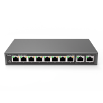 Reyee RG-ES110D-P 10 Portlu, 10/100 Fast Ethernet, Tak Çalıştır Switch, 2 Gigabit Uplink, 8 Port PoE+ (110W)