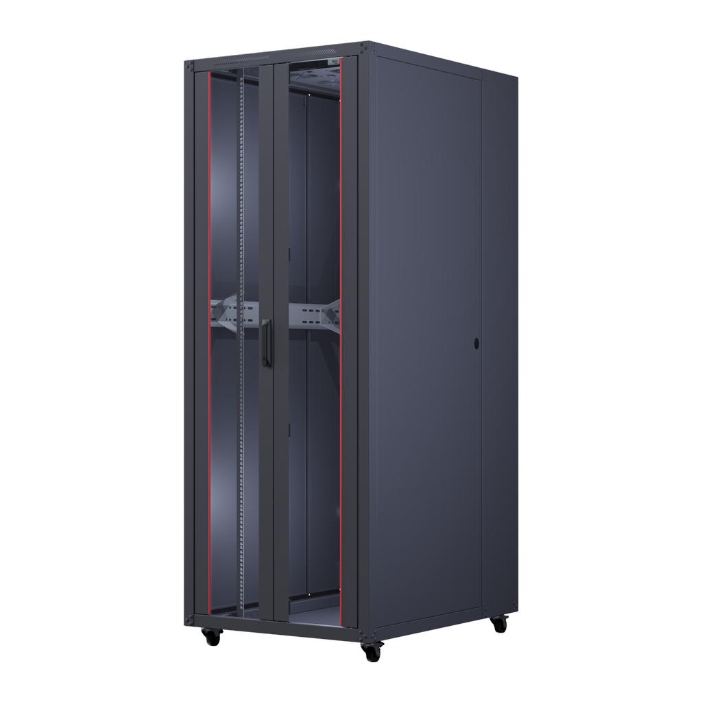 BE9DDBCE-E4D4-4DDF-D0B5B5A169F51D60_b ttec Business 42U 800x1000 Silverline Dikili Tip Kabinet - Görsel 1