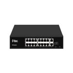 ttec 18300PG 16 Portlu, 10/100 Fast Ethernet, Tak Çalıştır Switch, 2 Gigabit Uplink, 16 Port PoE+ (300W) (TSS)