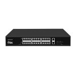 ttec 28400PG-2SFP 24 Portlu, 10/100/1000 Gigabit, Tak Çalıştır Switch, 2 Gigabit Uplink, 2 SFP, 24 Port PoE+ (400W) (TSS)