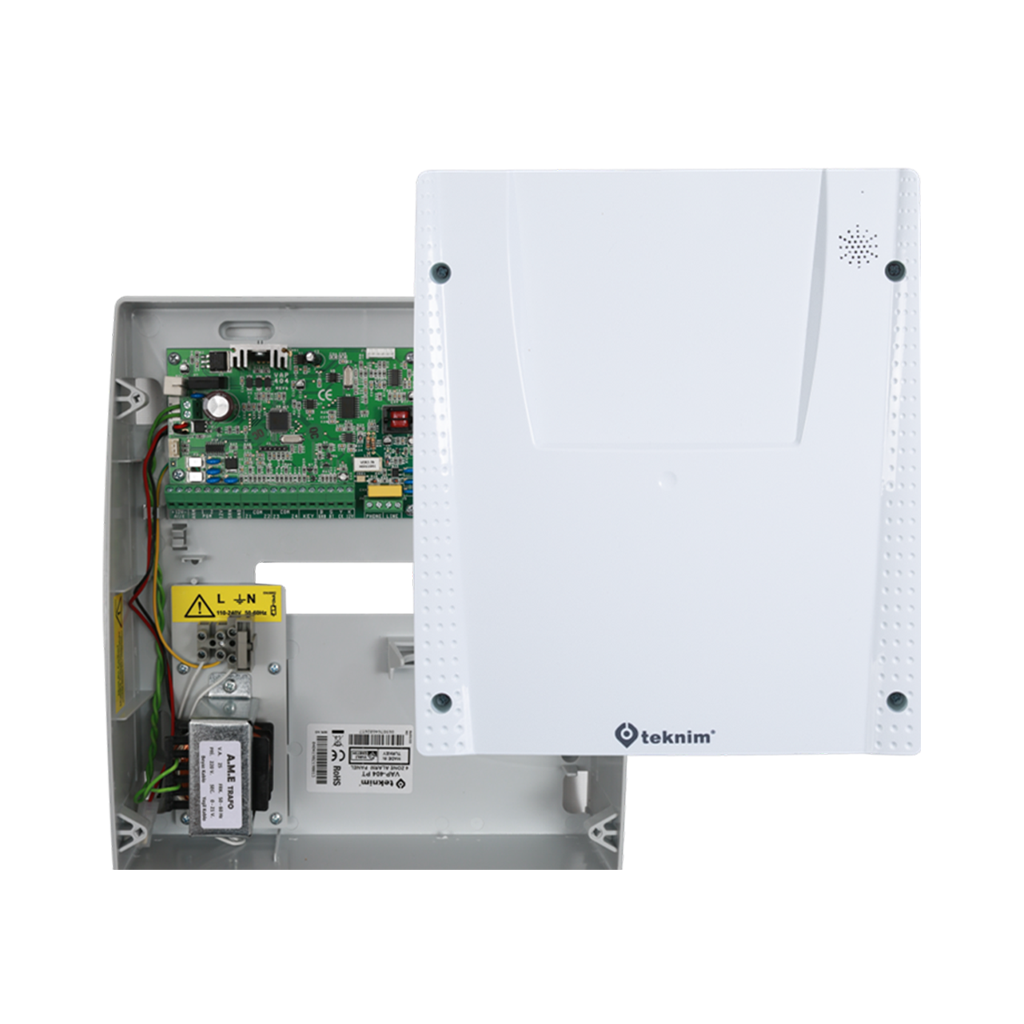 D675D4E6-0E55-5087-62A3E900C5F06597_b Teknim VAP-404PT 4+4 Zonlu PSTN Alarm Paneli, Keypad Hariç - Görsel 1